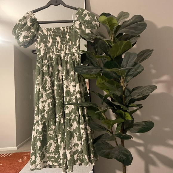 EUC Abercrombie & Fitch XSP The A&F Emerson Off-the-Shoulder Midi Dress - Picture 3 of 14